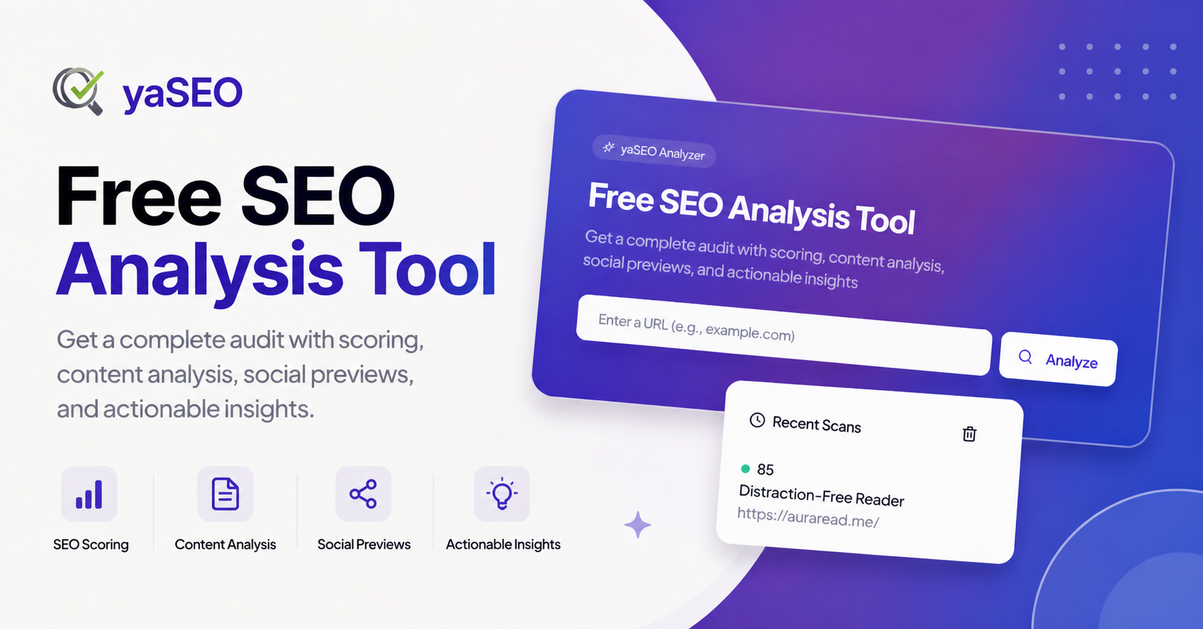 SEO Analyzer - Product Image