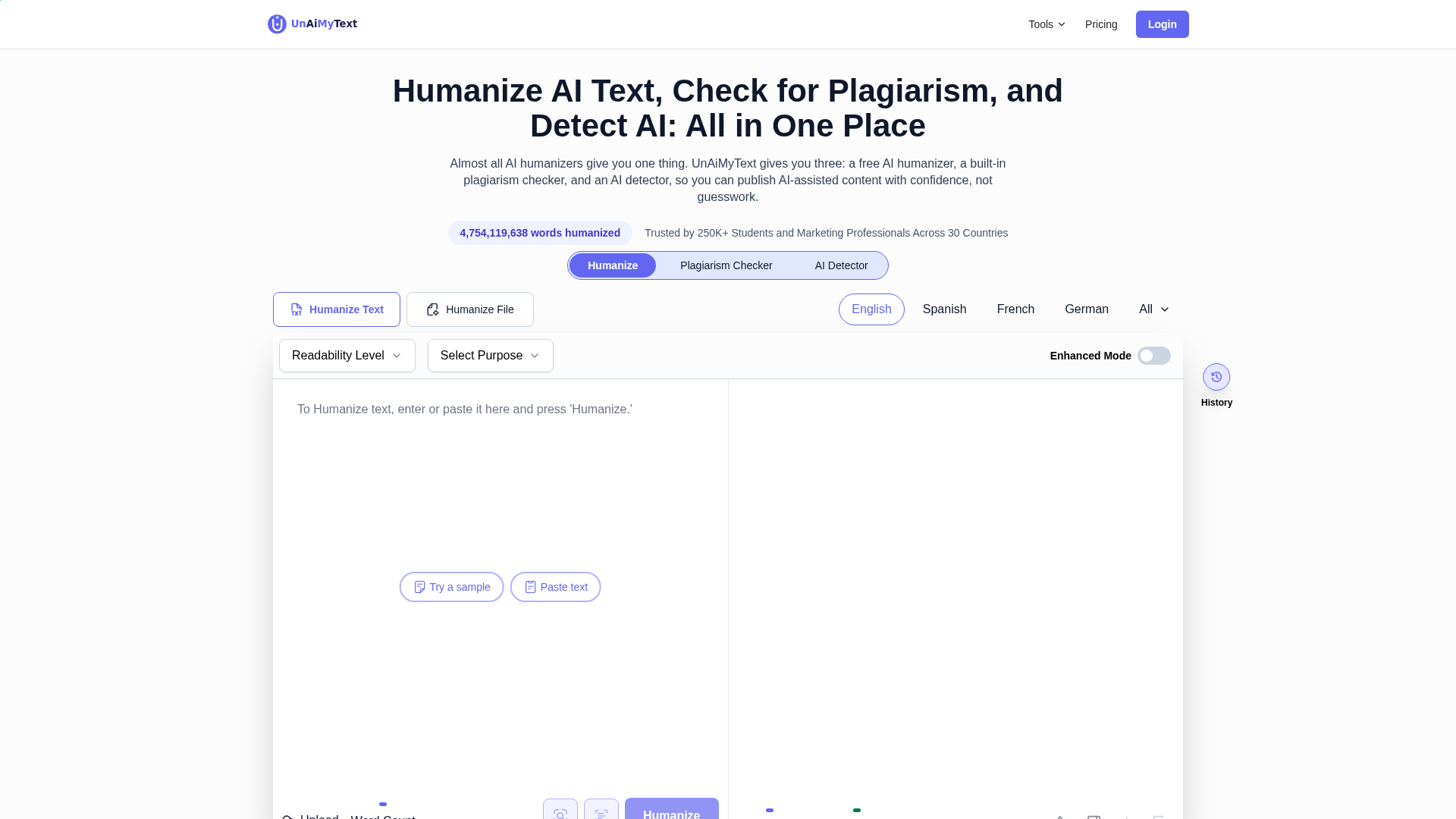 UnAiMyText logo