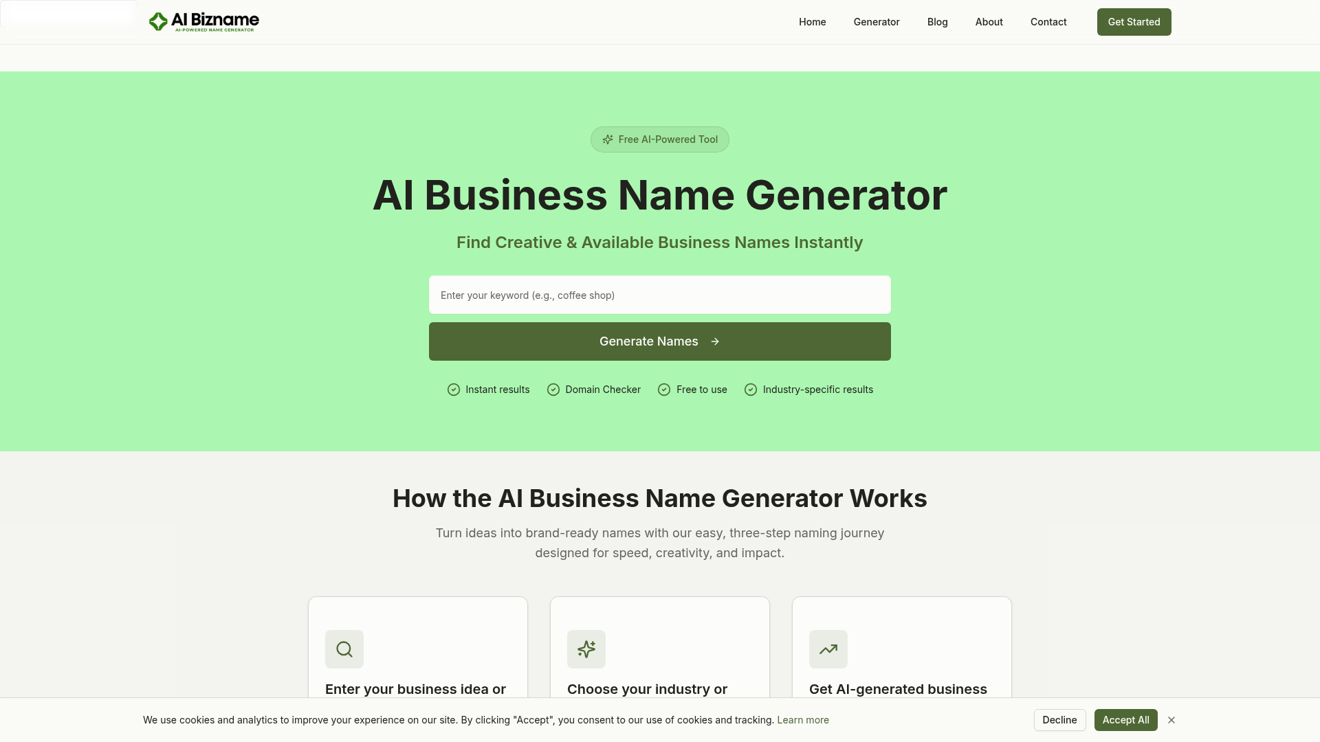 AI Bizname - Product Image
