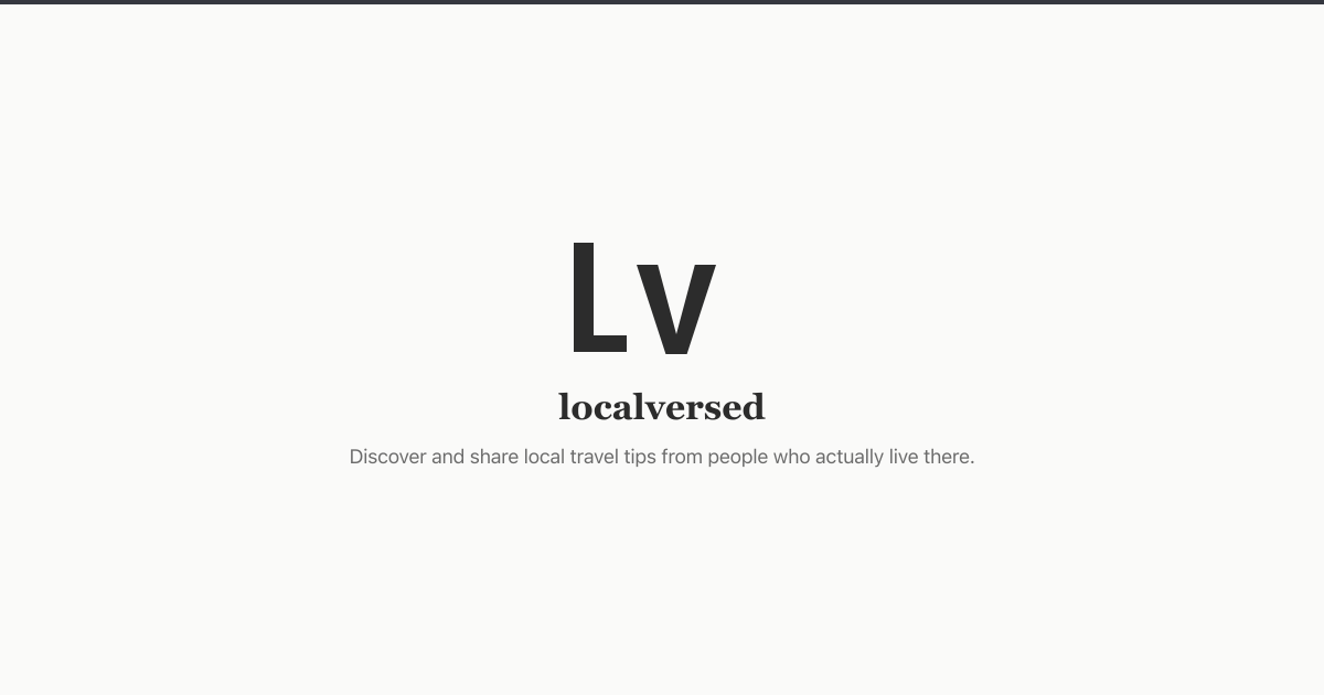 Localversed - Product Image